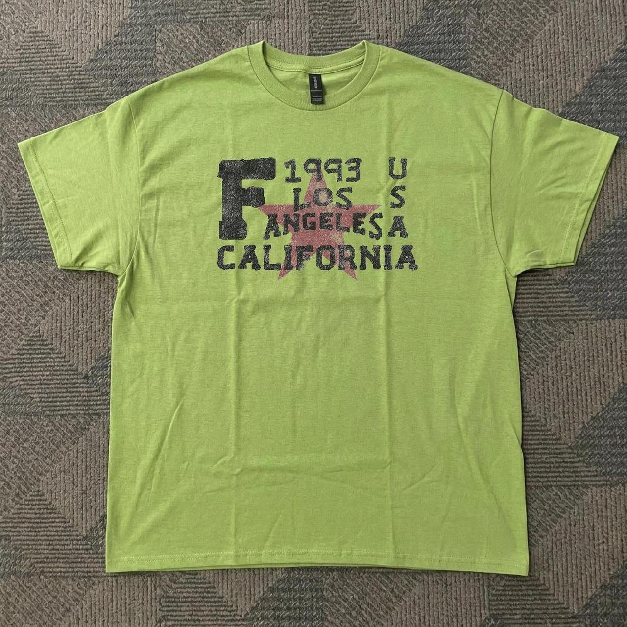 Green Fau Los Angeles California T-Shirt